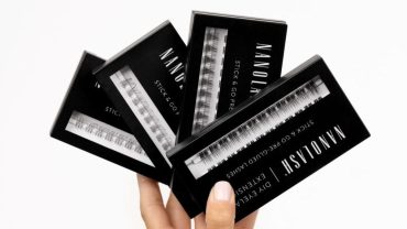 selvklebende falske øyevipper nanolash